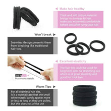 Load image into Gallery viewer, 50-Pack: Dreamlover Black Hair Bands
