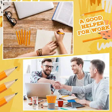 Load image into Gallery viewer, 50-Pieces: 3.5" Hexagonal Golf Pencils - HB Yellow, Pre-Sharpened
