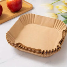 Load image into Gallery viewer, 50-Pieces: Disposable Paper Liners For Air Fryer Suitable For 2 - 8 Quarts
