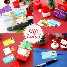 Load image into Gallery viewer, 500-Pieces/Roll: Self Adhesive Tags Christmas Tags
