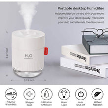 Load image into Gallery viewer, 500ml Cool Mist Portable Mini Humidifier
