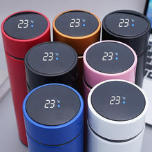 Load image into Gallery viewer, 500ml Stainless Steel Intelligent Insulation Water Bottle Vacuum Bottle Insulation Touch Intelligent Temperature Display  Intelligent Touch Display Temperature 304 Stainless Steel Thermos Water Bottle
