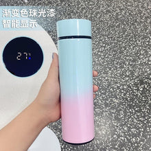 Load image into Gallery viewer, 500ml Stainless Steel Intelligent Insulation Water Bottle Vacuum Bottle Insulation Touch Intelligent Temperature Display  Intelligent Touch Display Temperature 304 Stainless Steel Thermos Water Bottle
