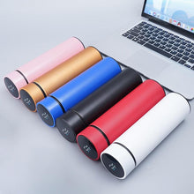 Load image into Gallery viewer, 500ml Stainless Steel Intelligent Insulation Water Bottle Vacuum Bottle Insulation Touch Intelligent Temperature Display  Intelligent Touch Display Temperature 304 Stainless Steel Thermos Water Bottle
