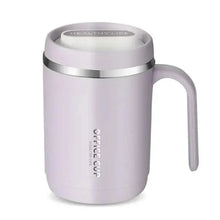 Load image into Gallery viewer, 500ml Water Cup with Cover Sealing Silicone Ring Double-layer Leak-proof Drink Water Handle Stainless Coffee Insulated Cup
