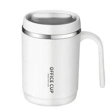 Load image into Gallery viewer, 500ml Water Cup with Cover Sealing Silicone Ring Double-layer Leak-proof Drink Water Handle Stainless Coffee Insulated Cup
