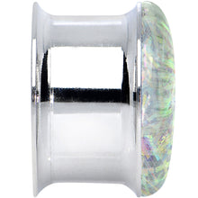 Load image into Gallery viewer, 5/8 Stainless Steel Opalescent Confetti Party Saddle Plug
