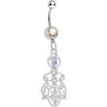 Load image into Gallery viewer, Aurora Gem Elegant Equality Dangle Belly Ring
