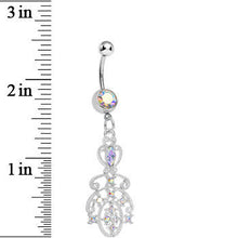 Load image into Gallery viewer, Aurora Gem Elegant Equality Dangle Belly Ring
