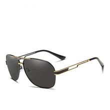 Load image into Gallery viewer, Luxury NEW Model Business  Men Square Polarized Sunglasses Male Eyewear Aviation Alloy Frame With UV400 Protection and High Quality Metal Frame
