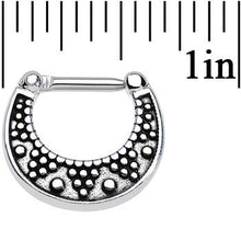 Load image into Gallery viewer, 14G 5/16 Aztec Wonders Septum Clicker

