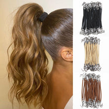 Load image into Gallery viewer, 5/10pcs Ponytail Rubber Elastic Hook Hair Bands For Women Gum Hooks Hair Accessories Hair Ties Styling Tools Holder Bungee Bands Gorgeous Hair Accessories For Women
