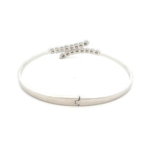 Load image into Gallery viewer, .25ct Diamond Bangle Bracelet Sterling Silver
