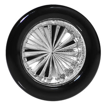 Load image into Gallery viewer, Black Acrylic Grey Flashy Tire Rim Saddle Plug 2G to 20mm
