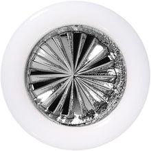Load image into Gallery viewer, White Acrylic Grey Flashy Tire Rim Saddle Plug 2G to 20mm
