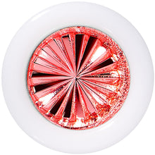 Load image into Gallery viewer, White Acrylic Red Flashy Tire Rim Saddle Plug 2G to 20mm
