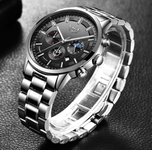 Load image into Gallery viewer, Men's Waterproof  Watch With Chronometers And Date Display Unique Design Perfect Gift
