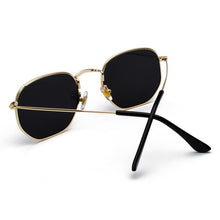 Load image into Gallery viewer, Unisex Woman and Man  Vintage Retro and Modern  Sunglasses Square Metal Frame Sunglasses Pilot Mirror Classic  With UV400 Protection
