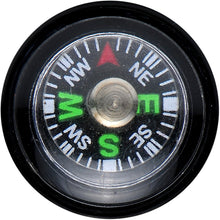 Load image into Gallery viewer, Acrylic Black Find Your Direction Compass Screw Fit Plug 0G to 1"
