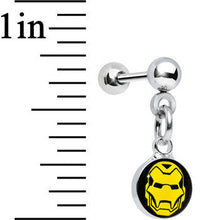 Load image into Gallery viewer, Licensed Iron Man Stainless Steel Dangle Cartilage Earring
