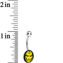 Load image into Gallery viewer, Licensed Iron Man Stainless Steel Belly Ring
