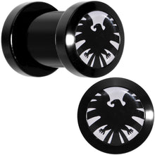 Load image into Gallery viewer, 2G Licensed Hawkeye Logo Acrylic Screw Fit Plugs Set
