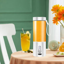 Load image into Gallery viewer, 530ML Electric Juicer Portable Smoothie Blender USB Rechargeable Food Processor Fruit Mixer Machine Mini Juicer Blender Cup Portable Juicer For Travel USB Electric Blender Fruit Smoothie Blender Machine Personal Food Processor Juicer
