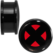 Load image into Gallery viewer, 7/8 Licensed X-Men Logo Acrylic Screw Fit Plugs Set

