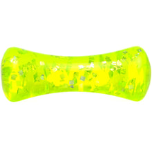 Load image into Gallery viewer, 8G Neon Green Ultra Glitter Saddle Plug
