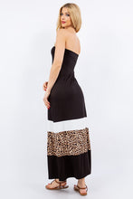 Load image into Gallery viewer, Women Full Size Leopard Print Color Maxi Dress Plus Size Trendy &amp; Modern Long Dress
