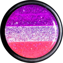 Load image into Gallery viewer, 18mm Multi Pink Acrylic Perfectly Rosy Glitter Single Flare Plug
