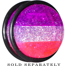 Load image into Gallery viewer, 18mm Multi Pink Acrylic Perfectly Rosy Glitter Single Flare Plug
