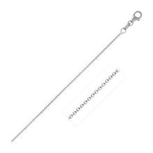 Load image into Gallery viewer, 14k White Gold Round Cable Link Chain 1.1mm
