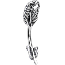 Load image into Gallery viewer, Freely Floating Feather Belly Ring
