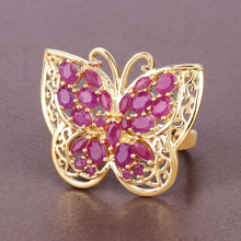 Load image into Gallery viewer, 3.08 Carat Genuine Ruby .925 Sterling Silver Ring
