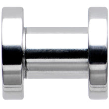 Load image into Gallery viewer, 4G Stainless Steel Silver Sugar Glitter Screw Fit Plug
