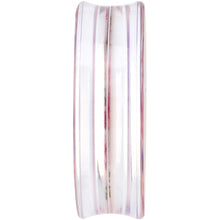 Load image into Gallery viewer, 44mm Acrylic Pink Grandma's Wallpaper Flowered Saddle Plug
