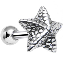 Load image into Gallery viewer, 925 Sterling Silver Oceanic Starfish Tragus Cartilage Earring
