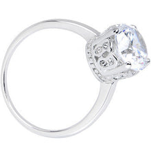 Load image into Gallery viewer, Clear Cubic Zirconia Pretty Princess Ring Sizes 6 to 8
