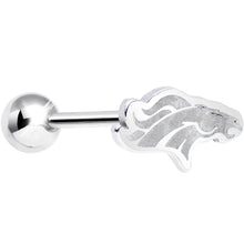 Load image into Gallery viewer, Officially Licensed NFL Cut Out Denver Broncos Tongue Ring
