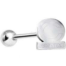 Load image into Gallery viewer, Officially Licensed NFL Cut Out Chicago Bears Tongue Ring
