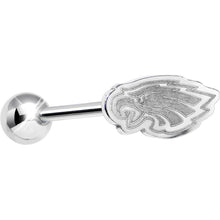 Load image into Gallery viewer, Officially Licensed NFL Cut Out Philadelphia Eagles Barbell Tongue Ring

