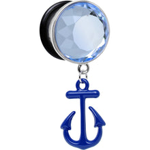 Load image into Gallery viewer, 5/8 Blue Dangling Anchor Steel Plug

