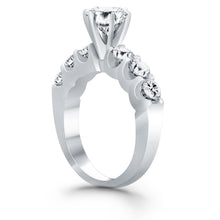 Load image into Gallery viewer, 14k White Gold Shared Prong Diamond Engagement Ring
