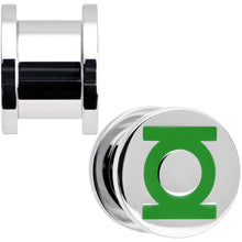 Load image into Gallery viewer, 1/2 Stainless Steel Licensed Green Lantern Screw Fit Plug Set
