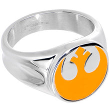 Load image into Gallery viewer, Licensed Steel Star Wars Rebel Alliance Symbol Ring
