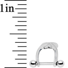 Load image into Gallery viewer, 925 Sterling Silver Hug from a Starfish Helix Cartilage Earring

