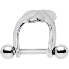 Load image into Gallery viewer, 925 Sterling Silver Hug from a Starfish Helix Cartilage Earring
