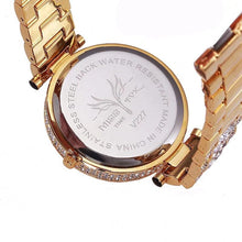 Load image into Gallery viewer, Women Quartz Watch Fashion Bling Casual Ladies Watch Female Quartz Gold Watch Crystal Diamond Leopard For Women and Girls
