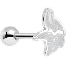 Load image into Gallery viewer, Officially Licensed Minnestoa Vikings Cut Out Barbell Tongue Ring
